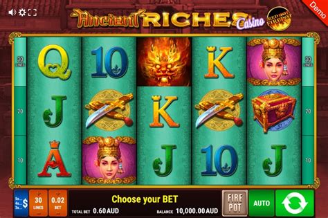 Slot Ancient Riches Casino Red Hot Firepot