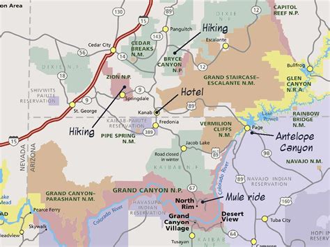 Slot Canyon Mapas