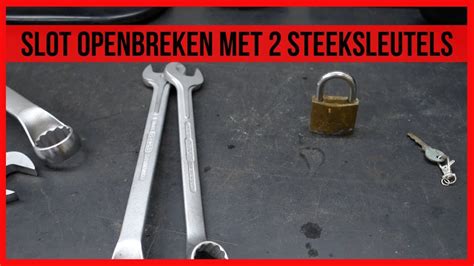 Slot De Van Fiets Openbreken