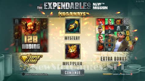 Slot The Expendables New Mission Megaways