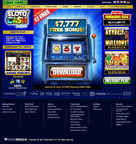 Sloto Cash Casino Online