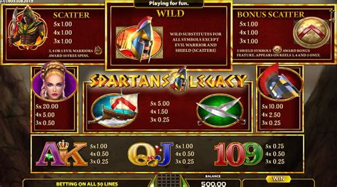 Spartans Legacy Slot - Play Online