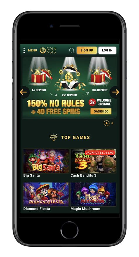 Spin Oasis Casino Mobile