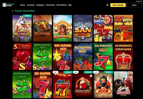 Streambetz Casino Online