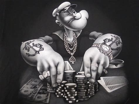 T Shirt Popeye Poker