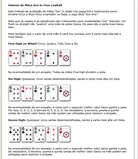 Torneio De Poker Cegos Regras