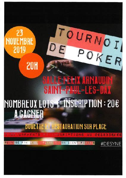 Tournoi De Poker Saint Paul Les Dax