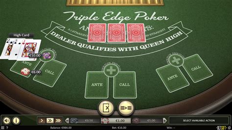 Triple Edge Poker Bet365
