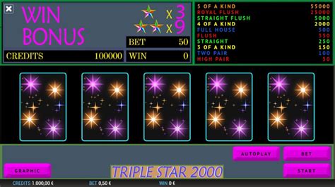 Triple Star 2000 Novibet