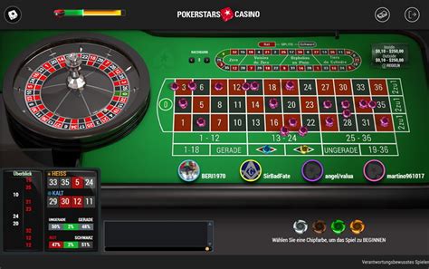 Virtual Roulette Pokerstars