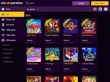 Win Paradise Casino Codigo Promocional