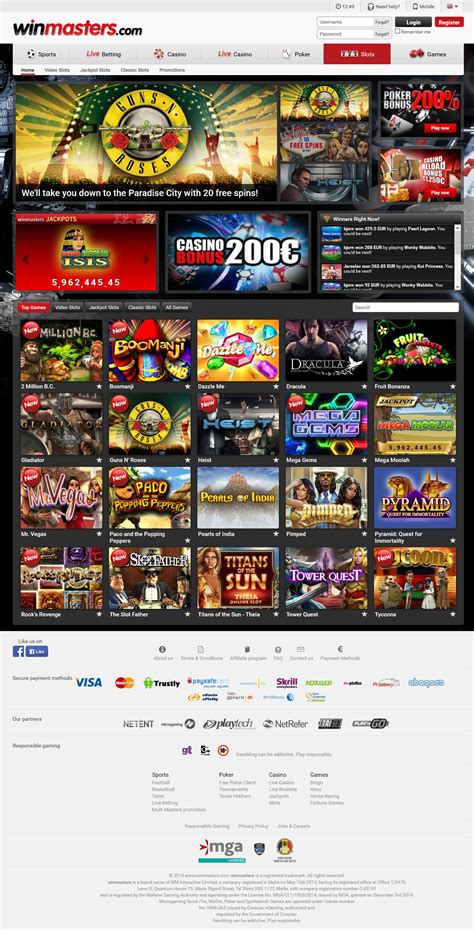 Winmasters Casino Download