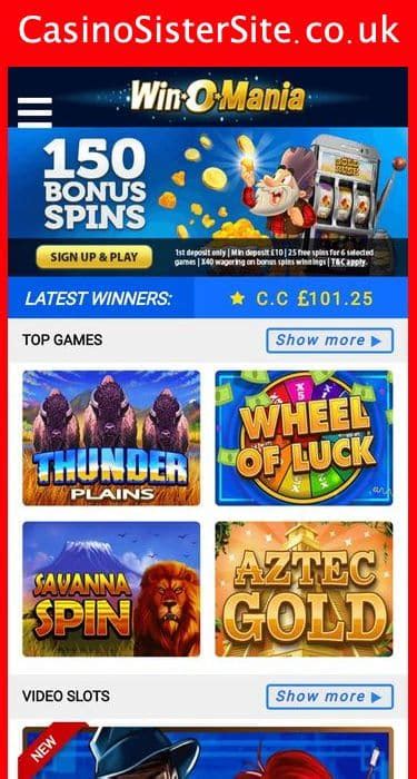 Winomania Casino Mobile