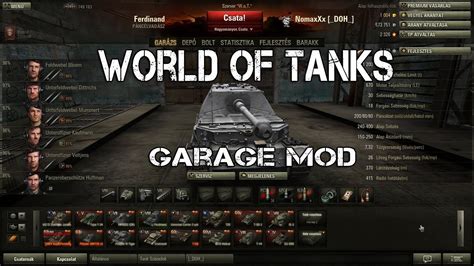 World Of Tanks Garagem Slots Mod